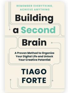 Book review, buildiing a second brain